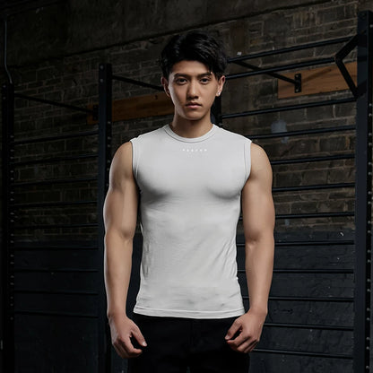 Vest Up Athletic Slim-Fit Seamless Gym Vest - Breathable & Stretch